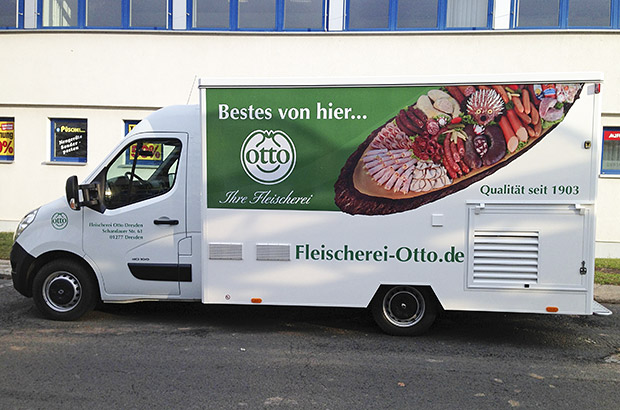 Flottenbeschriftung Fleischerei