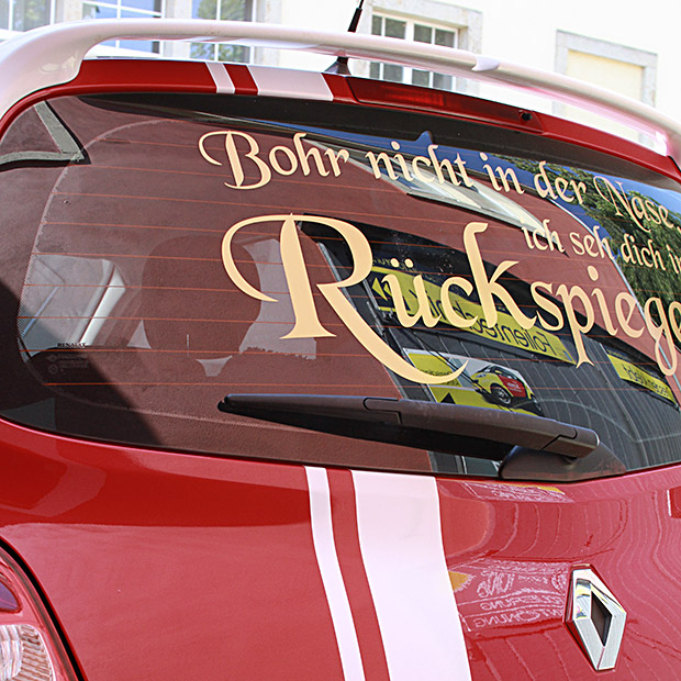Designfolierung Ralleystreifen Renault