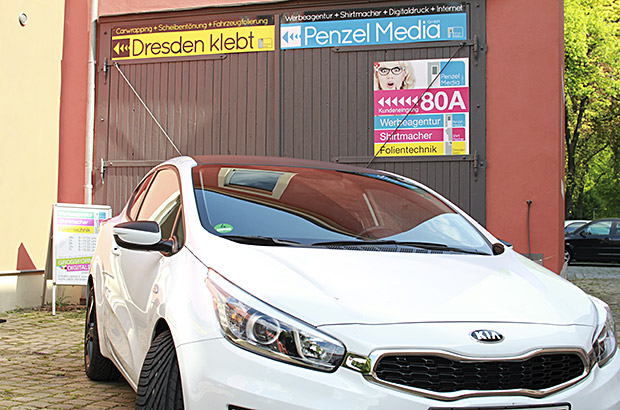 Kia Teilfolierung Carbon