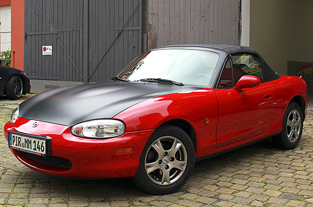 Teilfolierung Mazda Cabrio