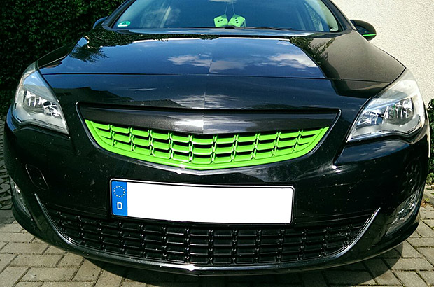 Detailfolierung Grill