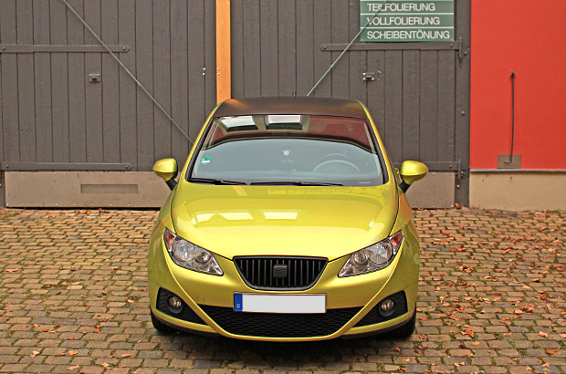 Seat Ibiza Teilfolierung Dach