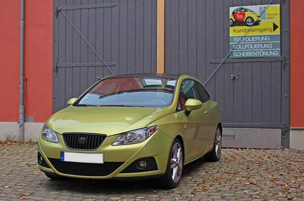 Seat Ibiza Teilfolierung Dach