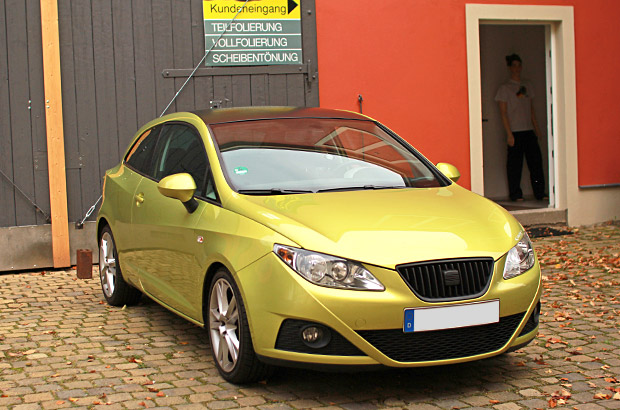 Seat Ibiza Teilfolierung Dach