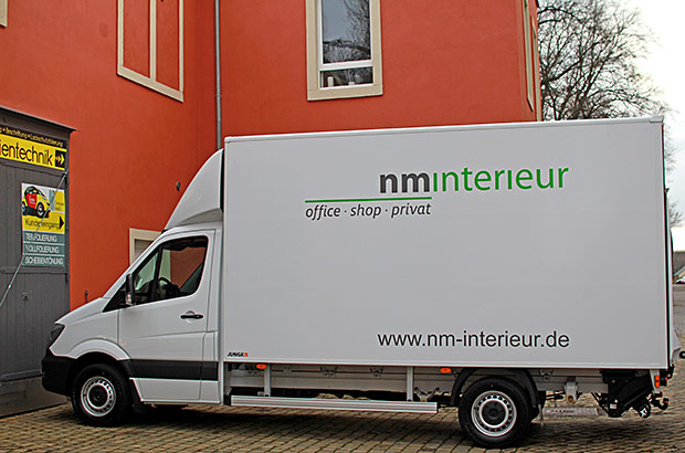Mercedes Koffer – Fahrzeugwerbung