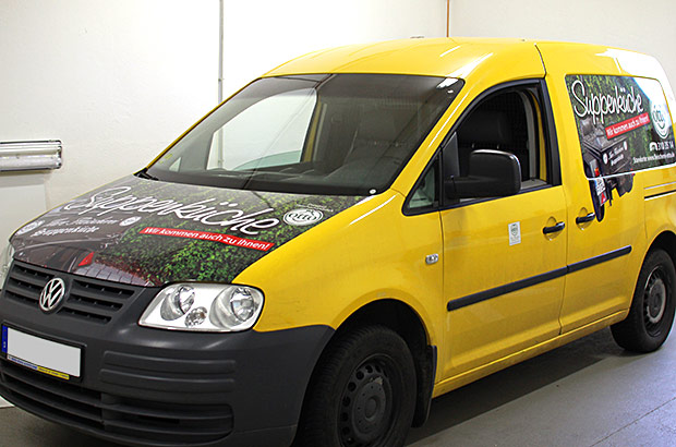 VW Caddy Designfolierung
