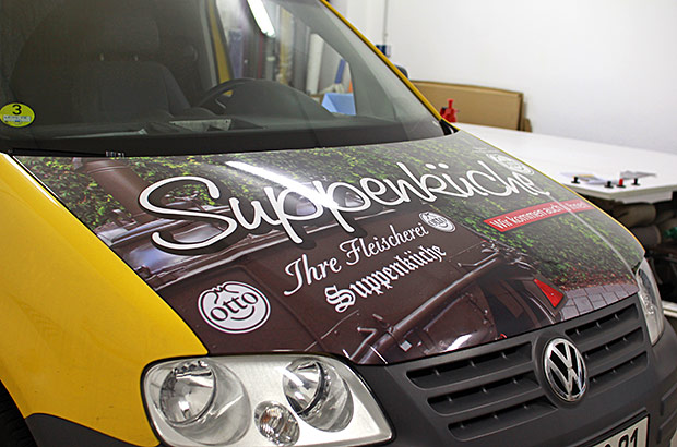 VW Caddy Designfolierung