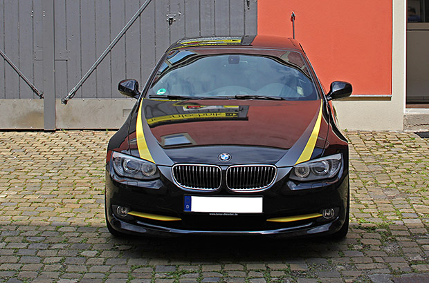 BMW-3er Cabrio Teilfolierung