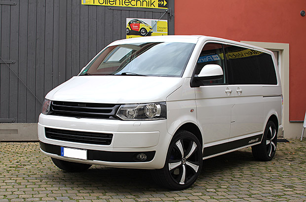 VW-T5 Transporter Teilfolierung