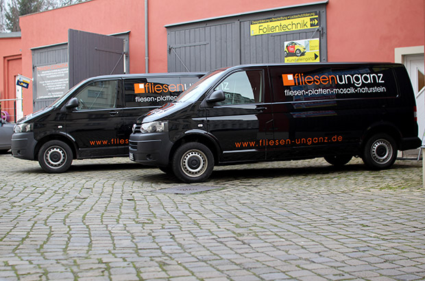 VW T5, Teilfolierung, Werbung