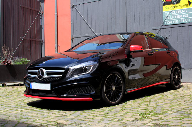 Mercedes-Benz A-Klasse AMG, Teilfolierung