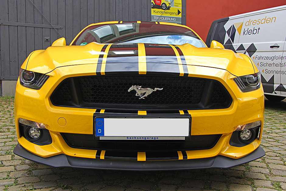 Mustang GT Teilfolierung