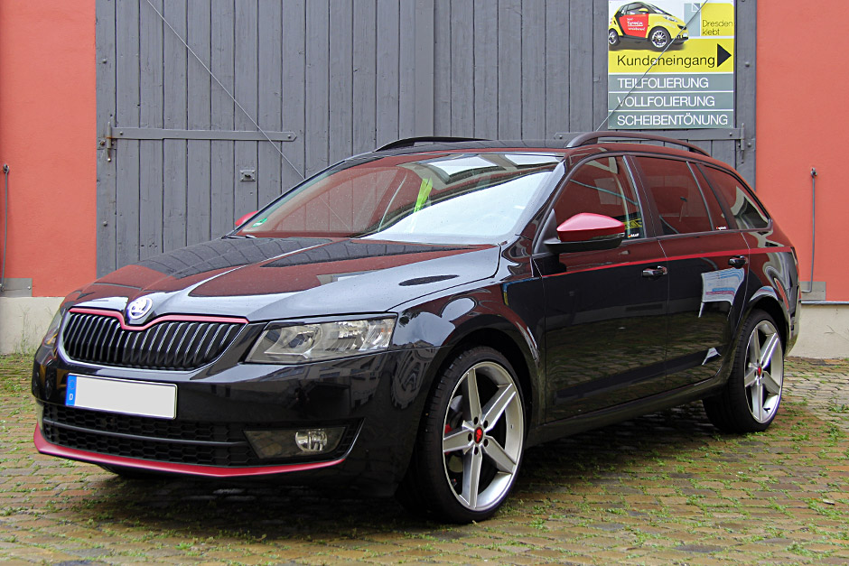 Skoda Octavia Teilfolierung