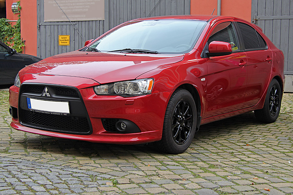 Mitsubishi Lancer - Teilfolierung Scheibentönung